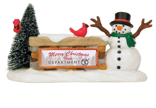 Department 56 - Village Accessories - Welcome Sign