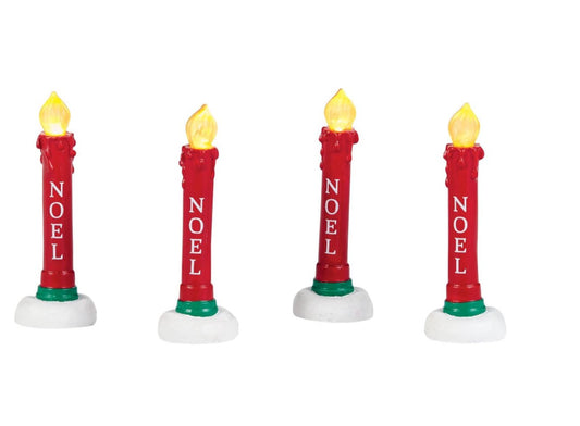 Department 56 - Village Accessories - Lit Candles Yard Decor