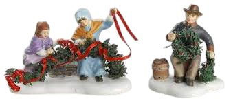 Department 56 - Dickens Village - Decorating With Holiday Greenery