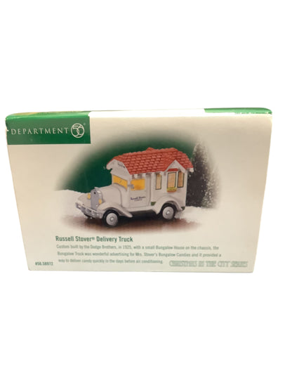Department 56 - Christmas In The City - Russell Stover Delivery Truck