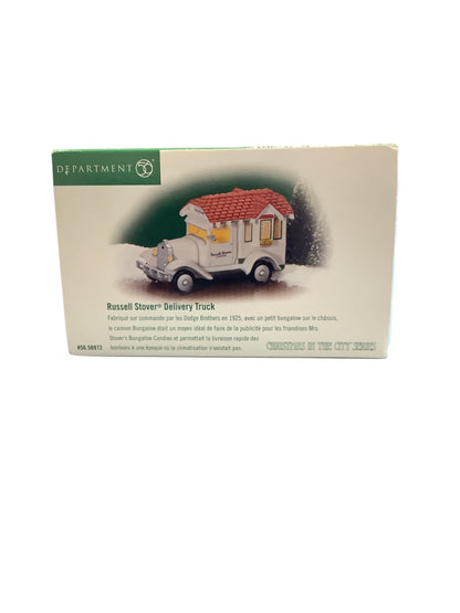 Department 56 - Christmas In The City - Russell Stover Delivery Truck