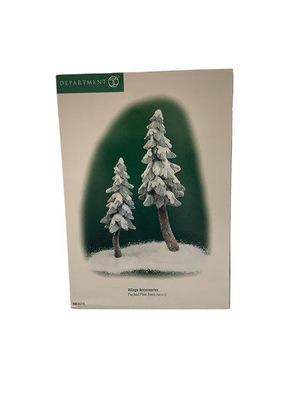Department 56 - Village Accessories - Flocked Pine Trees