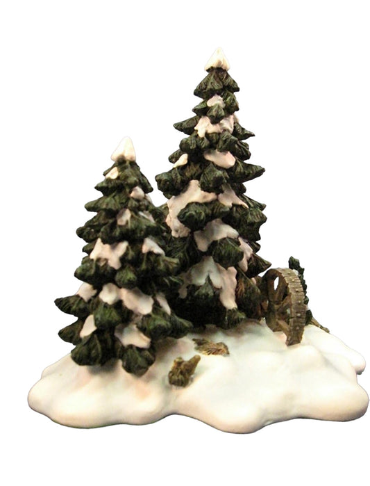 Department 56 - Village Accessories - Wagonwheel Pine Grove