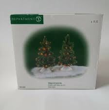 Department 56 - Village Accessories - Frosty Light Trees (Fiber Optic)