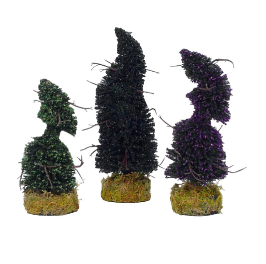 Department 56 - Village  Accessories - Halloween - Halloween Topiaries