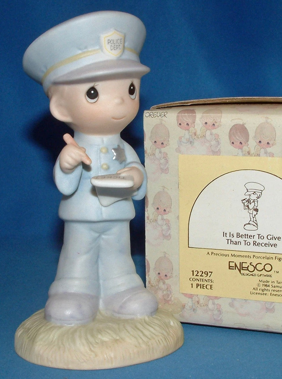 It Is Better To Give Than To Recieve - Precious Moment Figurine