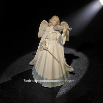 Lladro - Angel with Violin - Porcelain Figurine 6126 (Rare)