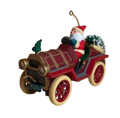 Santa's Roadster - Here Comes Santa #17 -  Hallmark Collectors Series Ornament