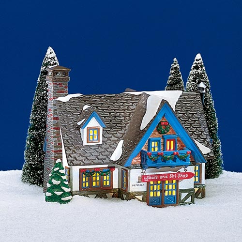 Department 56 - Snow Village - Skate & Ski Shop