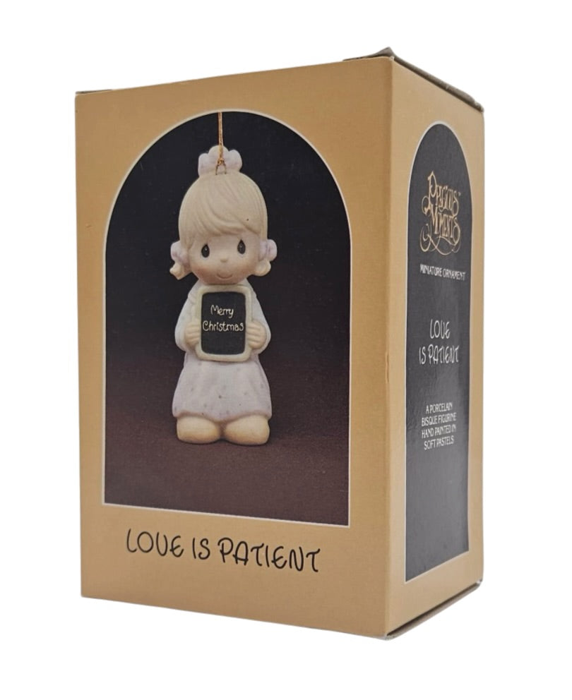 Love is Patient (Girl) - Precious Moment Ornament