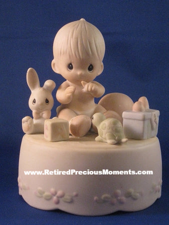 Heaven Bless You (Musical) - Precious Moment Figurine