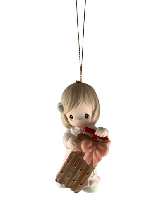 May Your Christmas Bring Excitement and Joy - Precious Moment Ornament