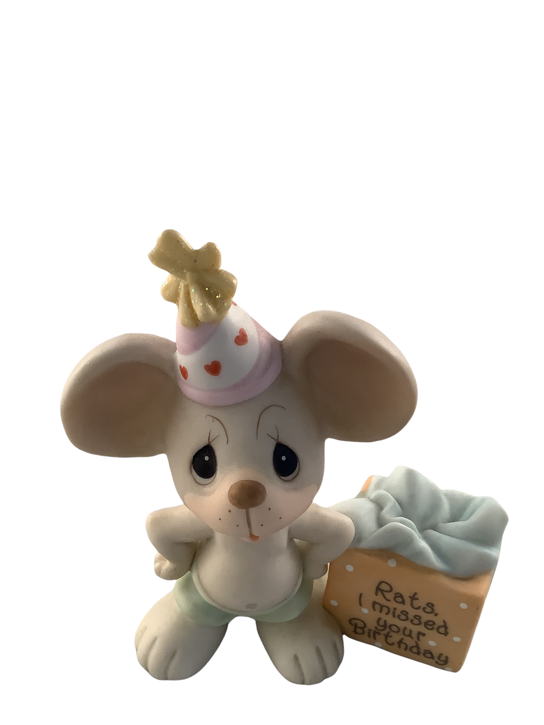Rats, I Missed Your Birthday - Precious Moment Figurine
