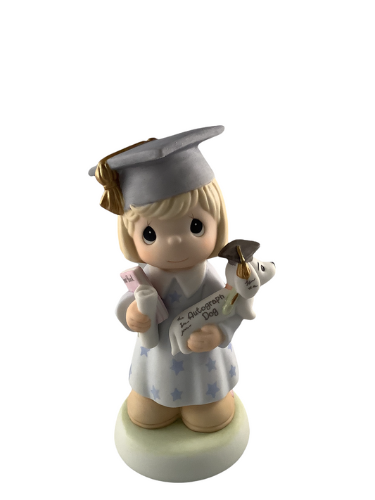 You're An All-Star Graduate (Blonde) - Precious Moment Figurine