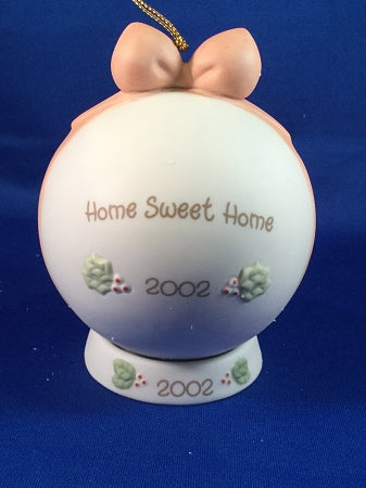 Home Sweet Home - 2002 Precious Moment Ball Ornament