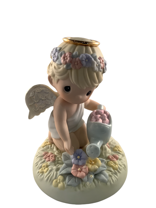 May Your Faith Grow With Daily Care - Precious Moment Figurine