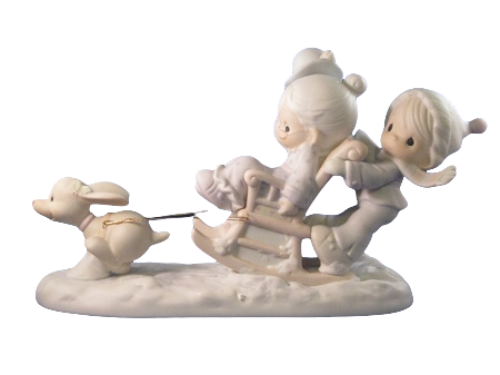 Oh What Fun It Is To Ride - Precious Moment Figurine