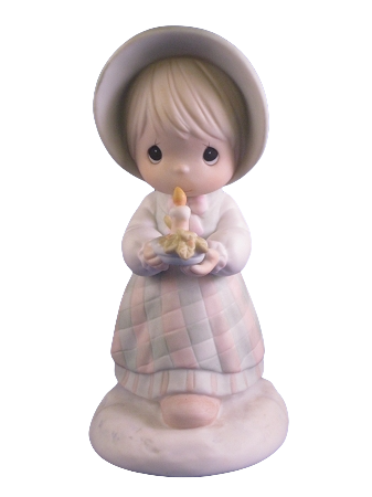 December - Precious Moment Figurine