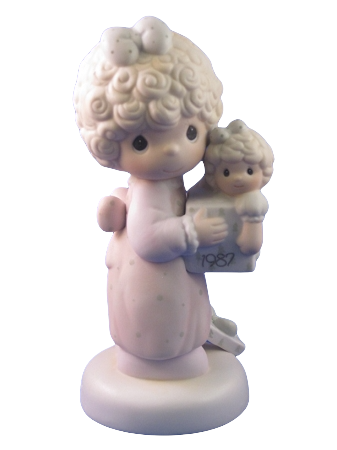Love Is The Best Gift Of All - 1987 Precious Moment Figurine