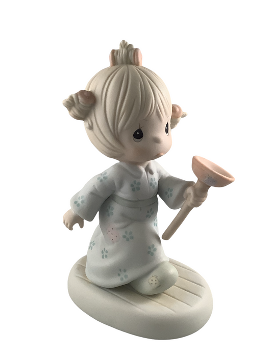 Faith Takes The Plunge - Precious Moment Figurine