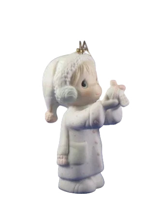 I'm Sending You A White Christmas - Precious Moment Ornament