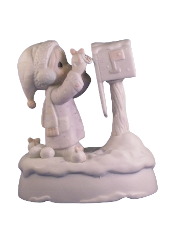 I'm Sending You A White Christmas (Musical) - Precious Moment Figurine