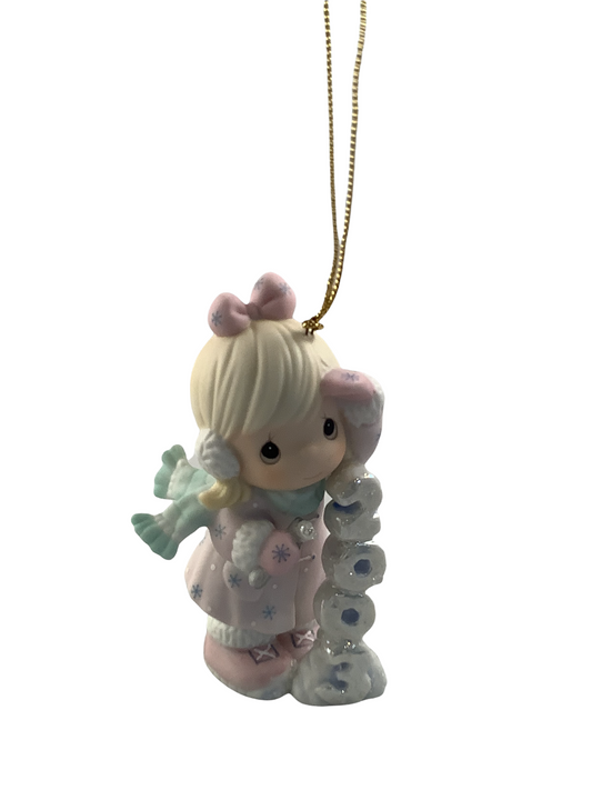 Icy Good Times Ahead - 2003 Dated Annual Precious Moment Ornament