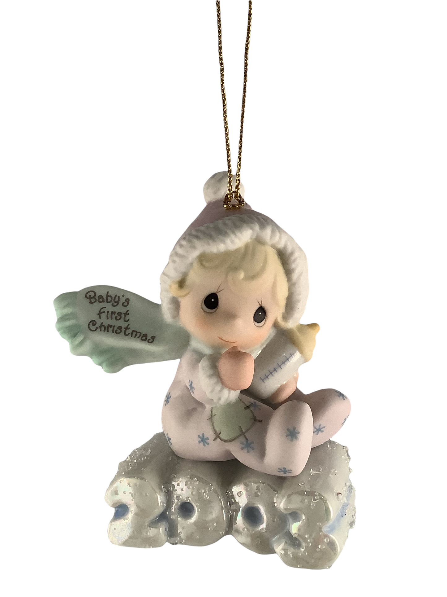Baby's First Christmas 2003 (Girl) - Precious Moment Ornament