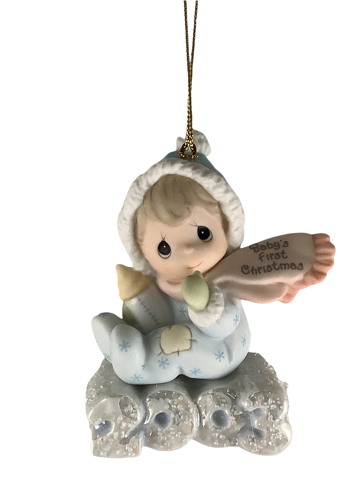 Baby's First Christmas 2003 (Boy) - Precious Moment Ornament