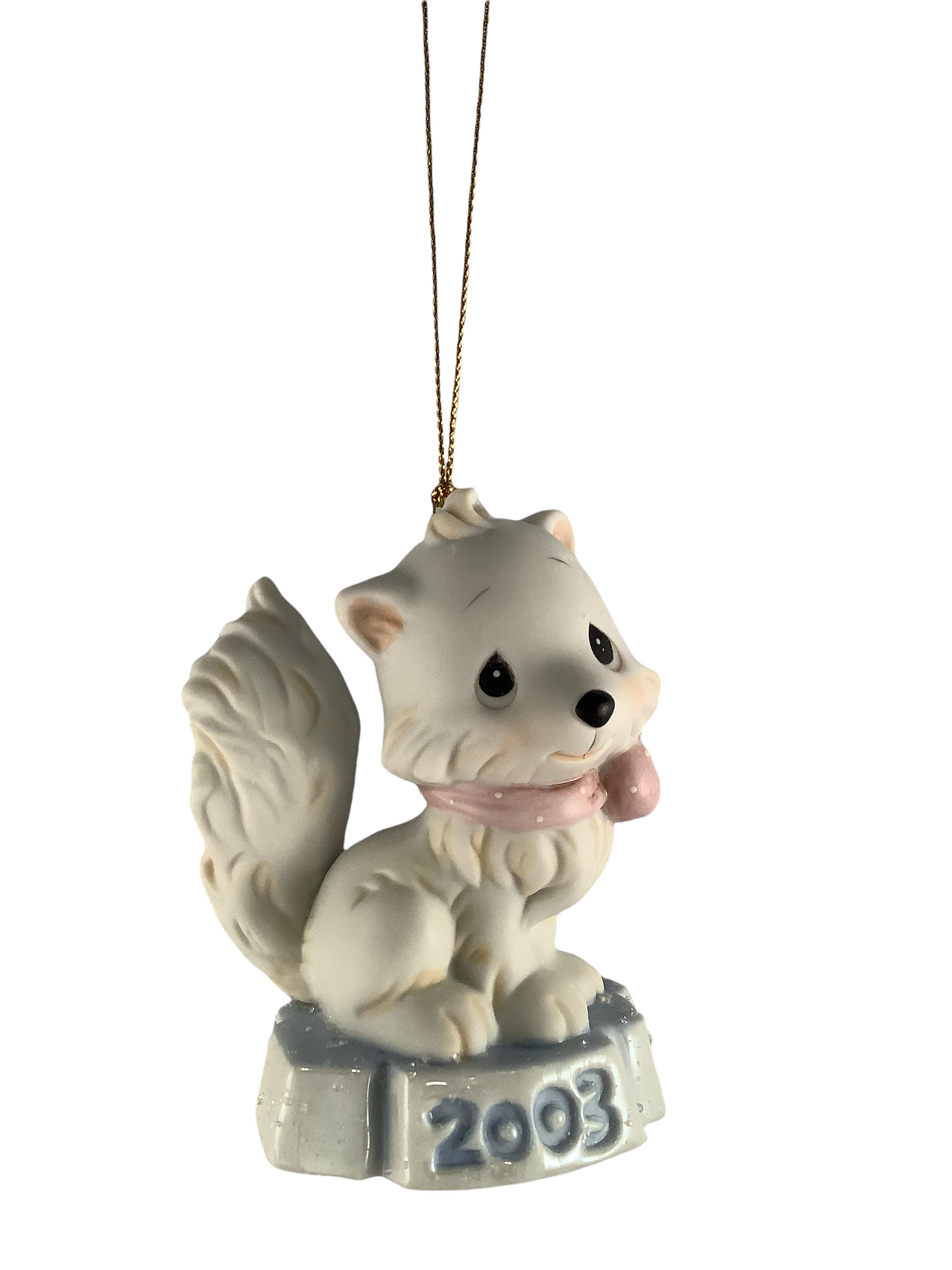 Bright Eyed & Bushy Tailed - 2003 Dated Precious Moment Ornament