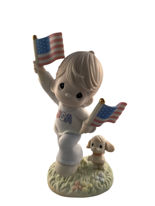 A Banner Of Hope, A symbol Of Pride - Precious Moment Figurine