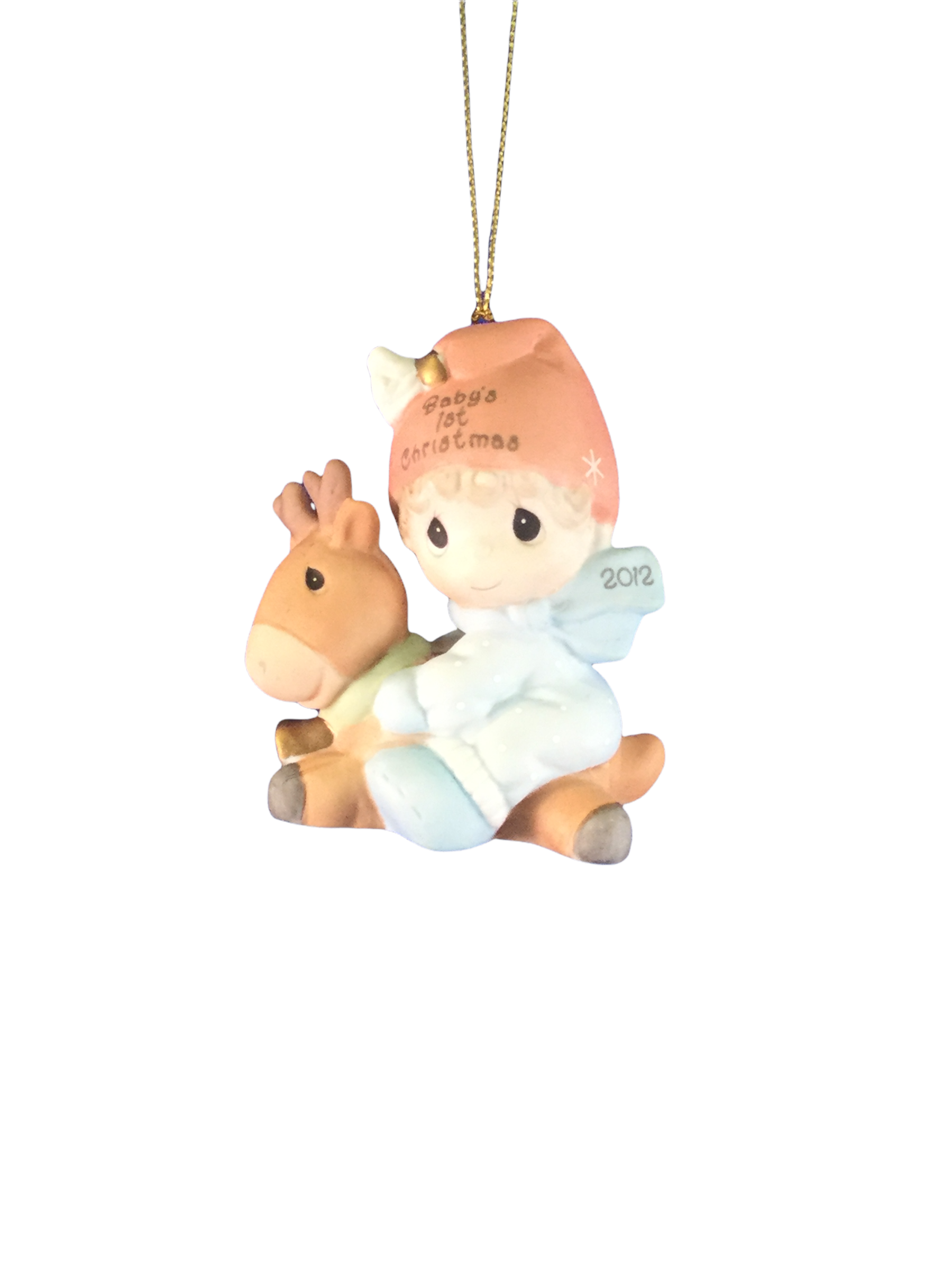 Baby's First Christmas 2012 (Boy) - Precious Moment Ornament