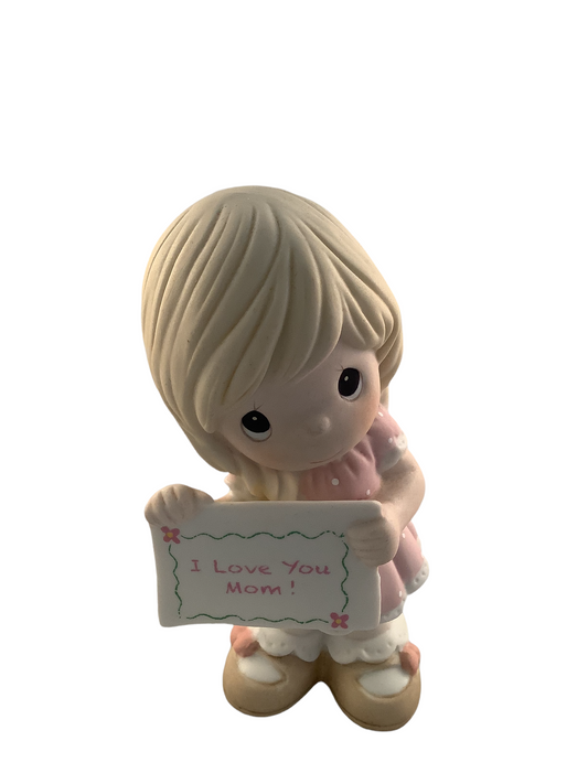 I Love You Mom! - Precious Moment Figurine