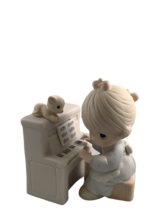 Lord, Keep My Life In Tune (Girl)  - Precious Moment Figurine