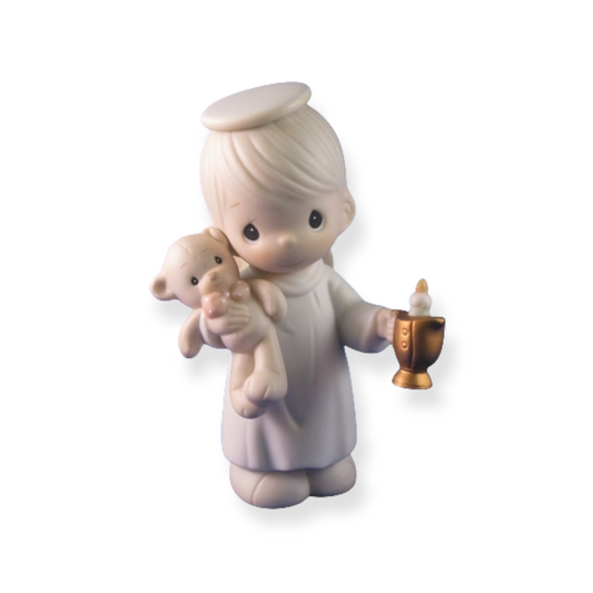 Lighting The Way To A Happy Holiday - Precious Moment Figurine 