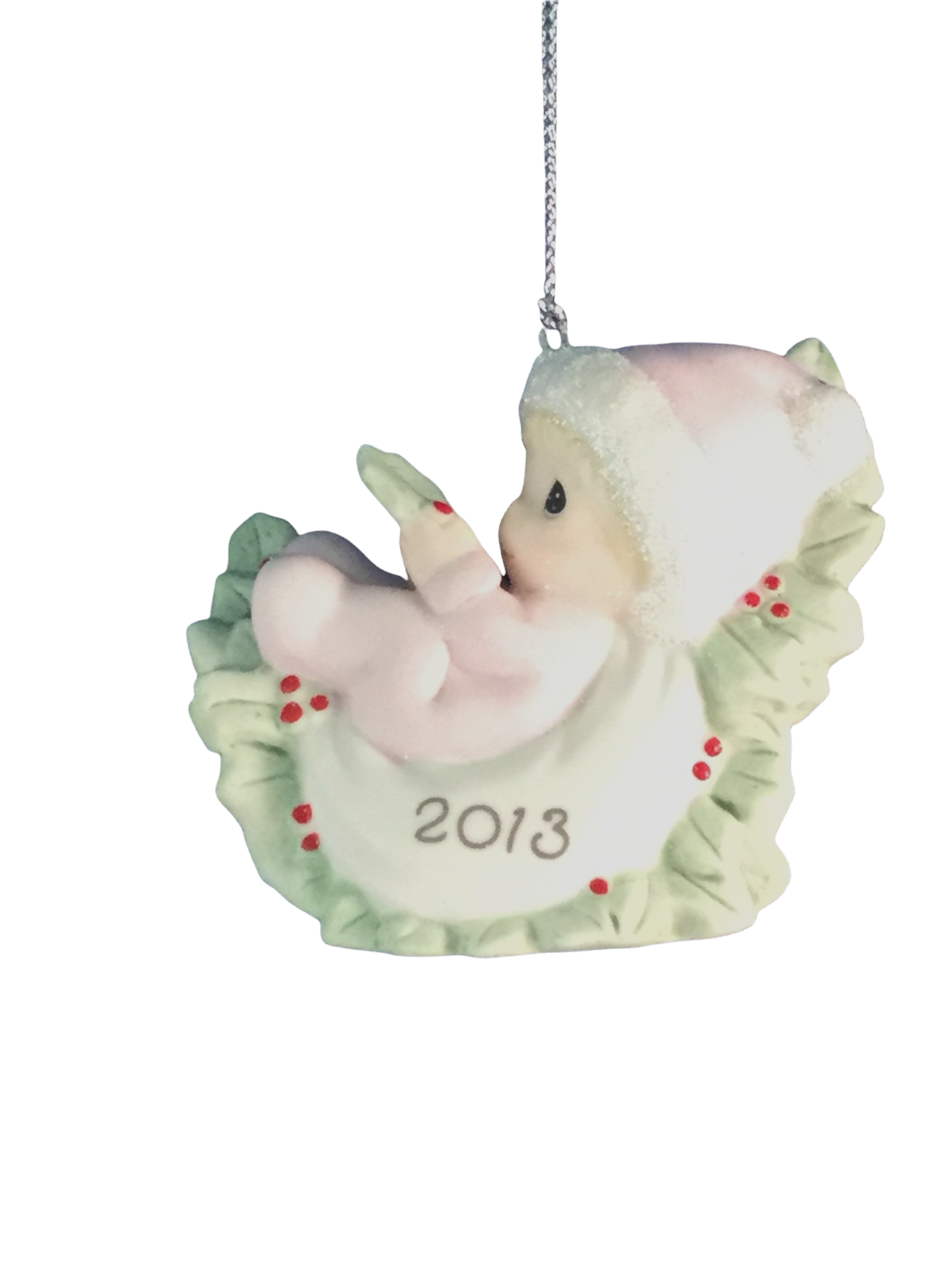 Baby's First Christmas 2013 (Girl)- Precious Moment Ornament 
