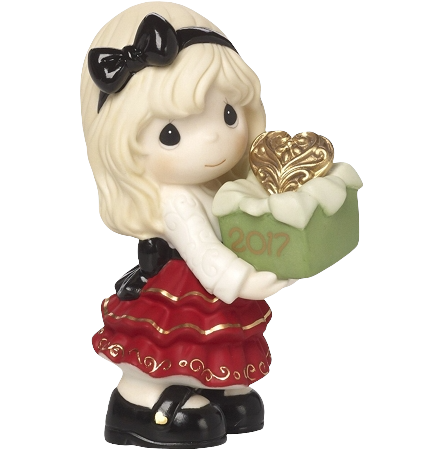 May The Gift Of Love Be Yours This Season  - 2017 Precious Moment Figurine