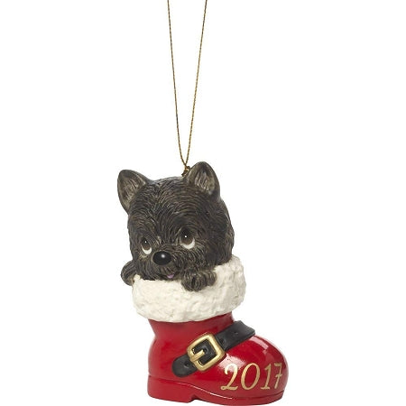 Have A Pawsitively Soleful Christmas - Dated 2017 -  Precious Moment Ornament