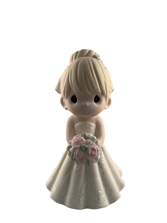 Bride -Light Skin, Blonde Hair - Precious Moment Figurine