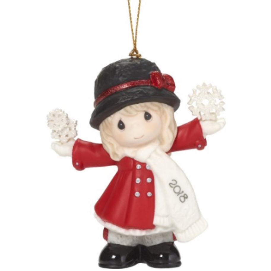 Have A Magical Holiday Season -  2018 Dated Annual Precious Moment Ornament