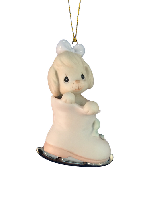 When The Skating's Ruff, Try Prayer- Precious Moment Ornament