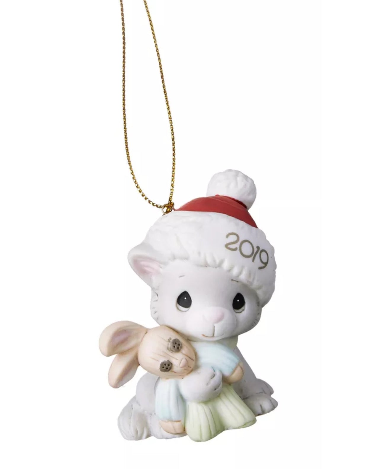 Christmas Kitty Cuddles - 2019 Dated Annual Precious Moment Ornament