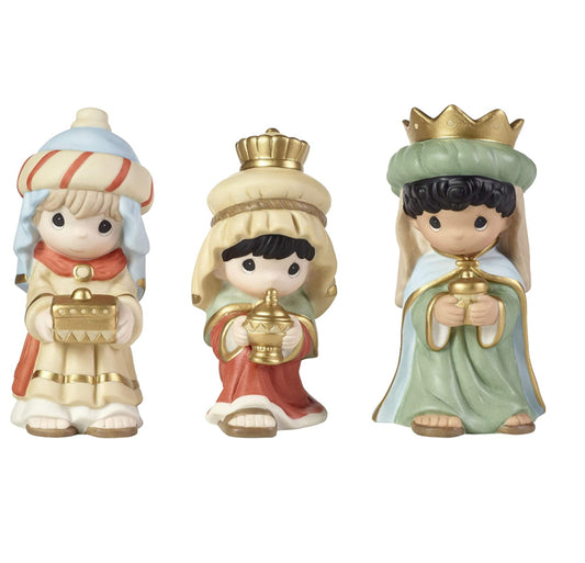 Following Yonder Star (Three Wisemen) - Precious Moment Figurines