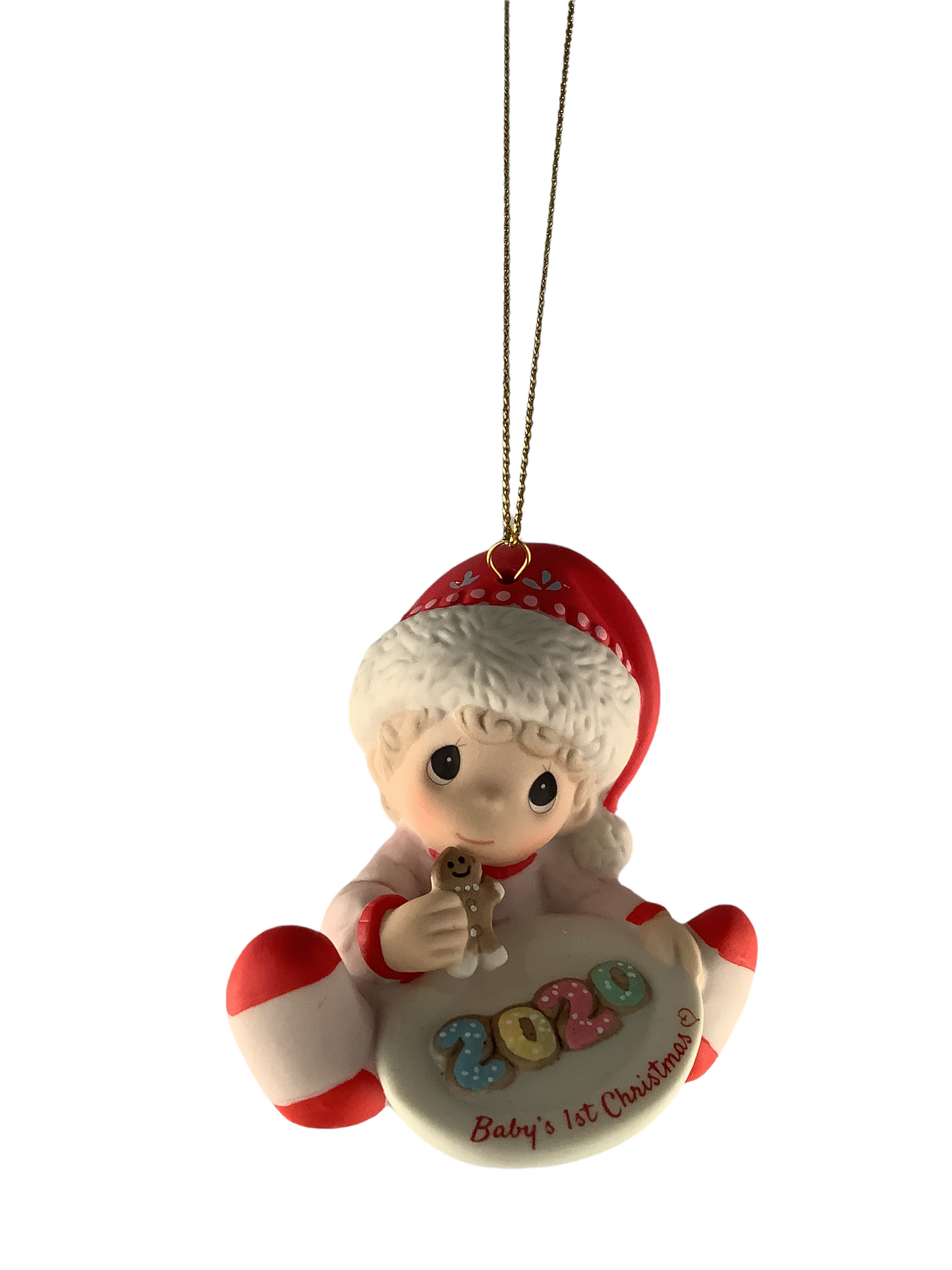 Baby's First Christmas 2020 (Girl) -  Precious Moment Ornament