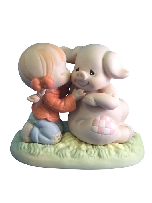 Hogs And Kisses - Precious Moment Figurine