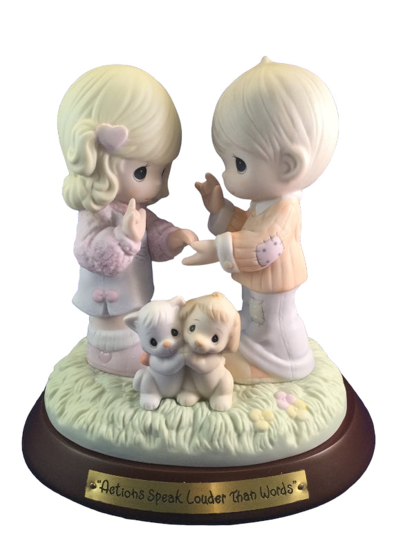 Actions Speak Louder Than Words - Precious Moment Figurine