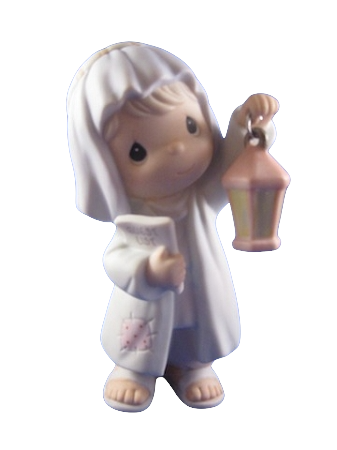 The Light Of The World Is Jesus - Precious Moment Figurine