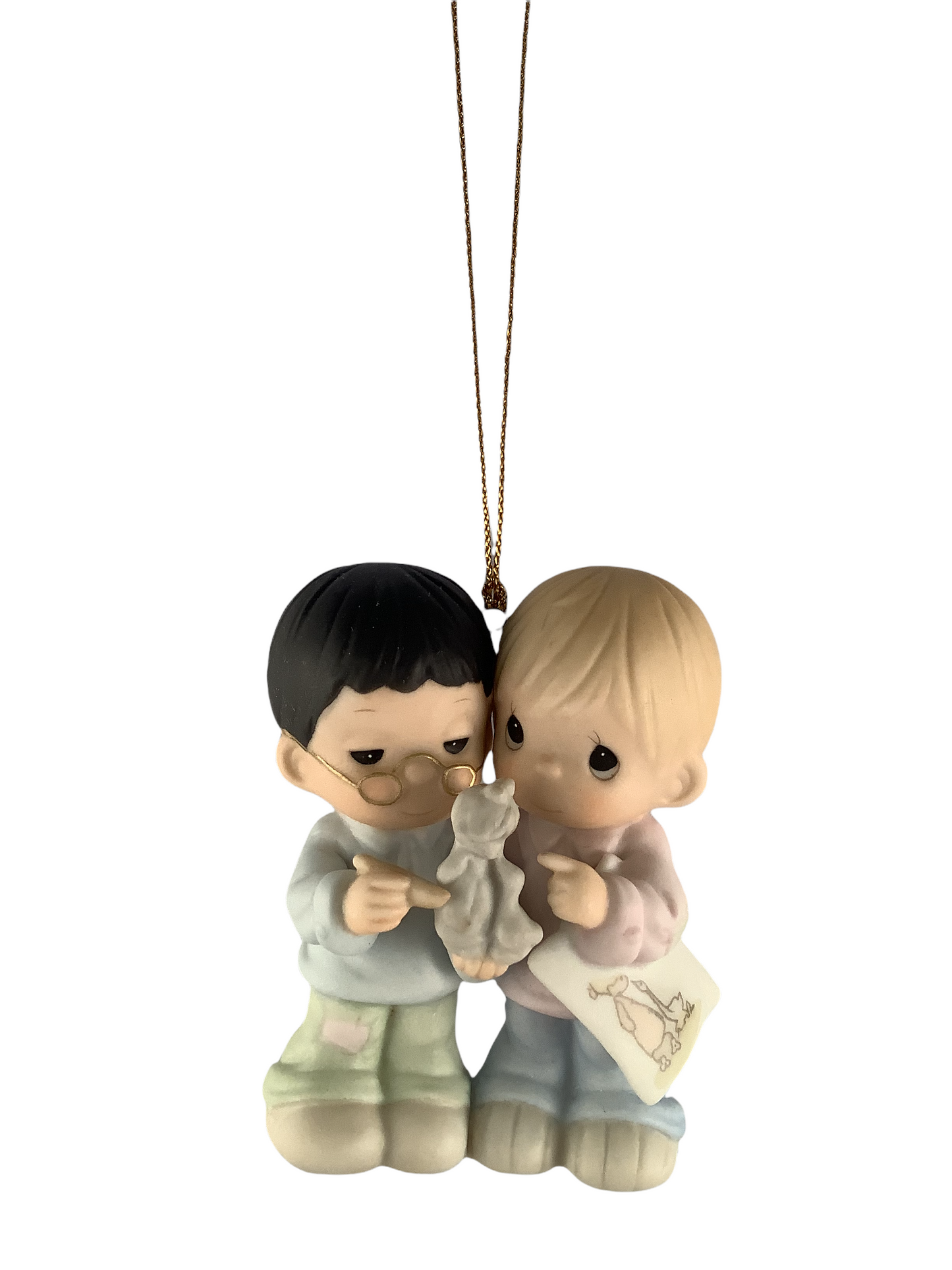How Can Two Work Together Except They Agree- Precious Moment Ornament 