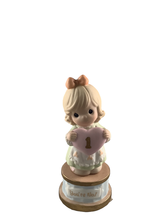 Little Moments You're No. 1 (Girl) - Precious Moment Figurine