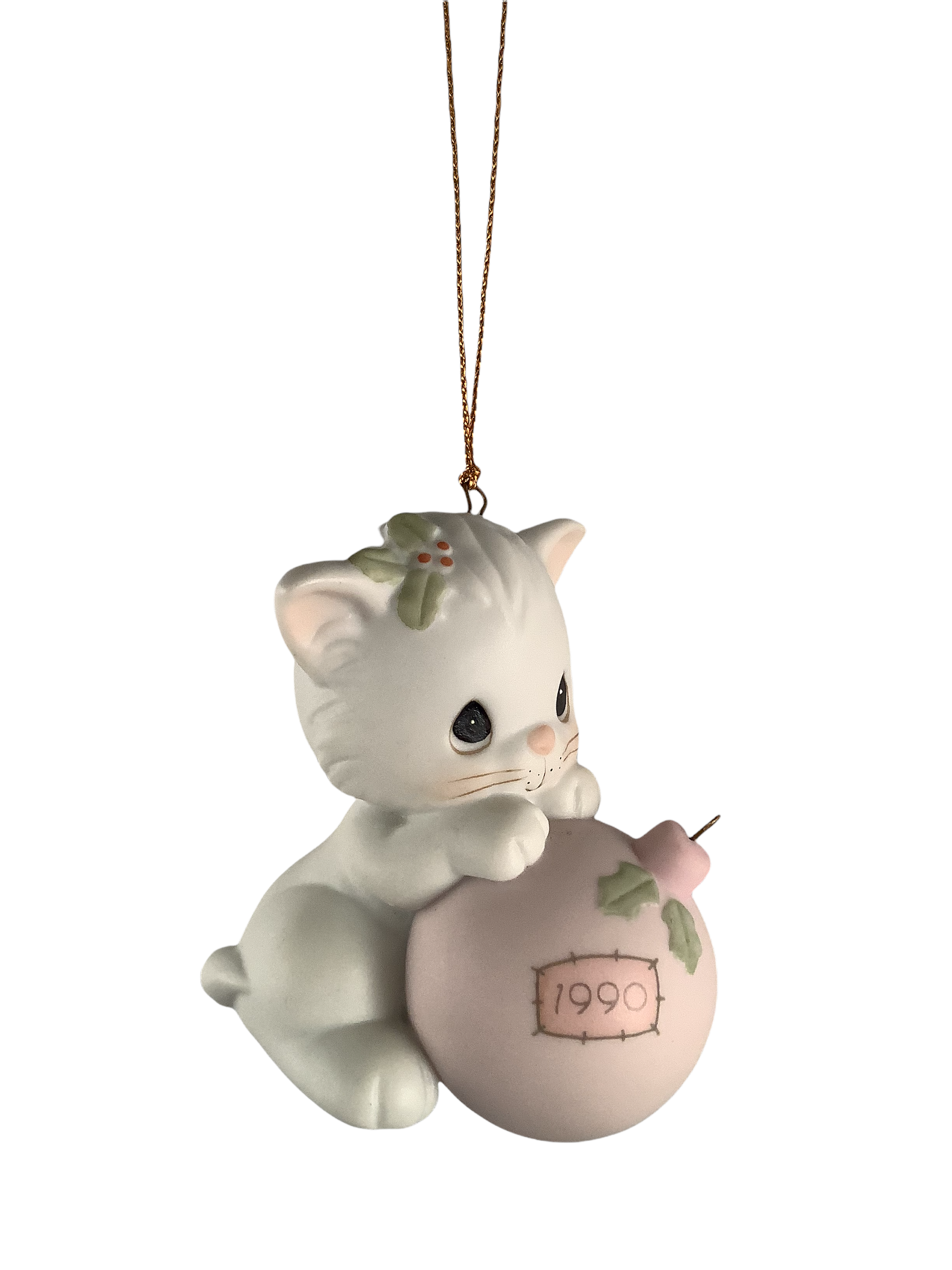 Wishing You A Purr-fect Holiday - Precious Moment Ornament